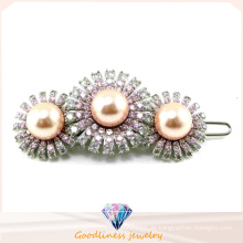 Beste Produkte Elegantes Design für Frau Modeschmuck Silber Schmuck Perle Haarnadel (H0006)